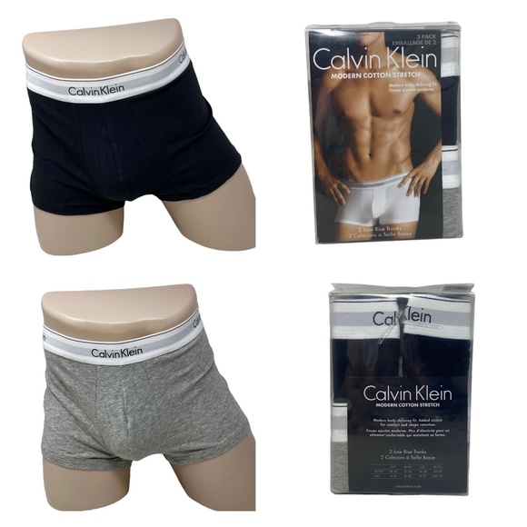 Calvin Klein Underwear & Socks Calvin Klein Men Underwear Modern Cotton Stretch 2pack Low